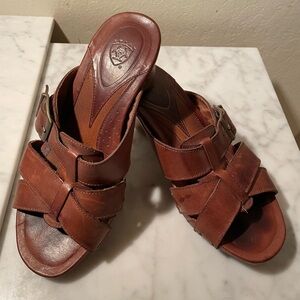Ariat Brown Leather Sandals